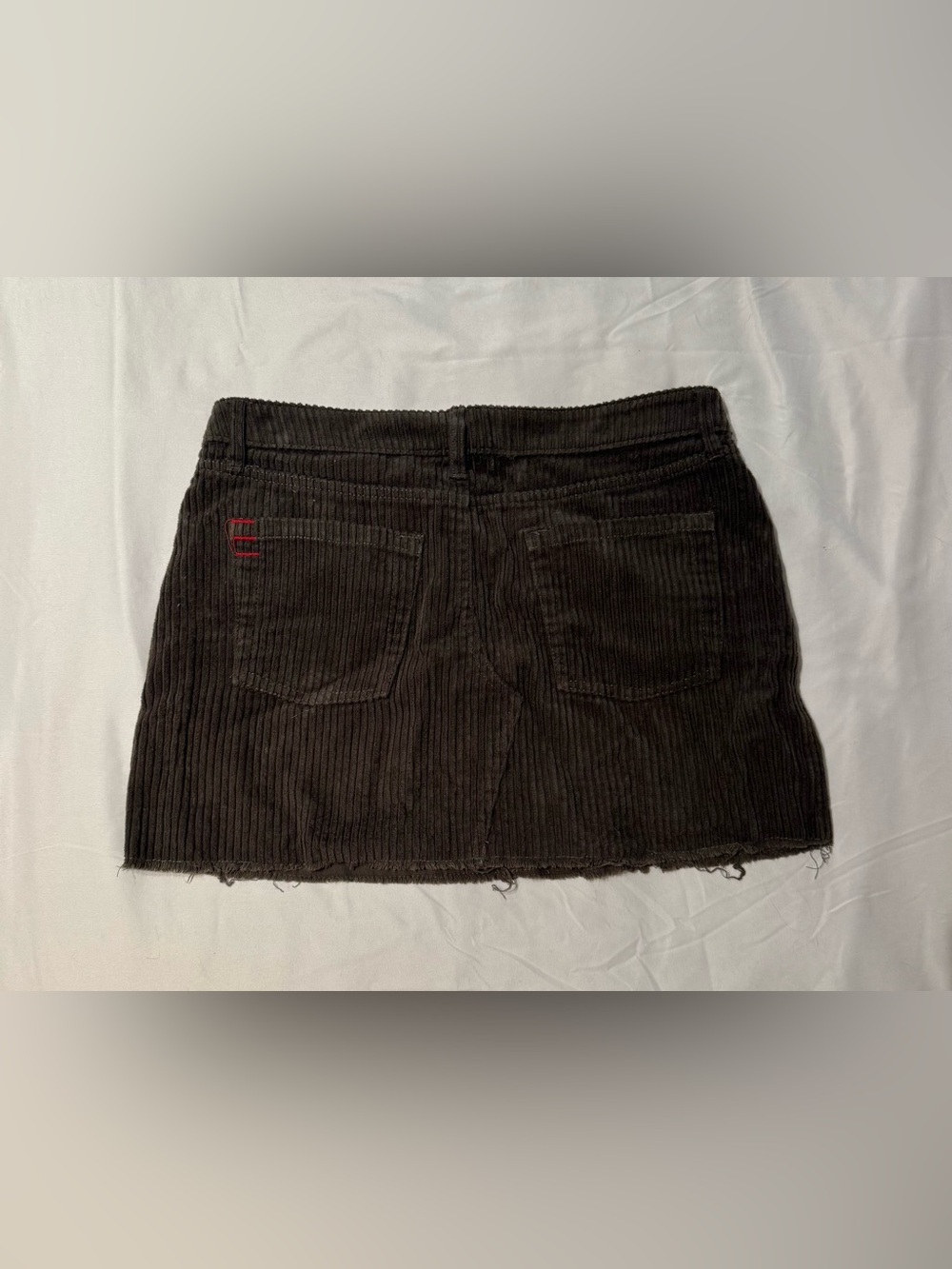 BDG Urban Outfitters Dark Brown Corduroy Mini Skirt, Women’s Medium - Picture 2 of 2